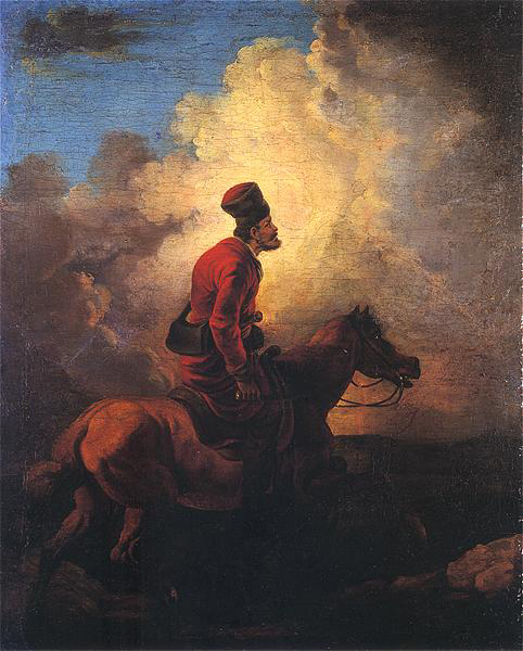 Don Cossack on horse